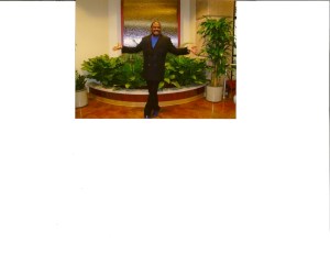 "That was a good day." Final touches on entrance with fountain and water feature.